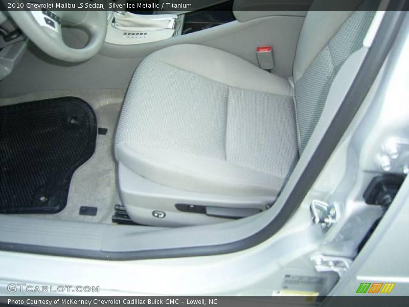 Silver Ice Metallic / Titanium 2010 Chevrolet Malibu LS Sedan