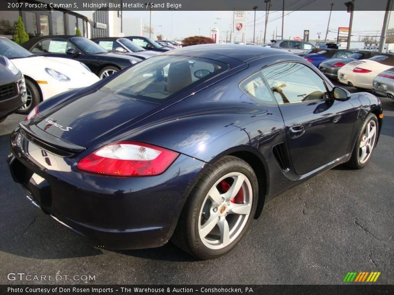 Midnight Blue Metallic / Sand Beige 2007 Porsche Cayman S