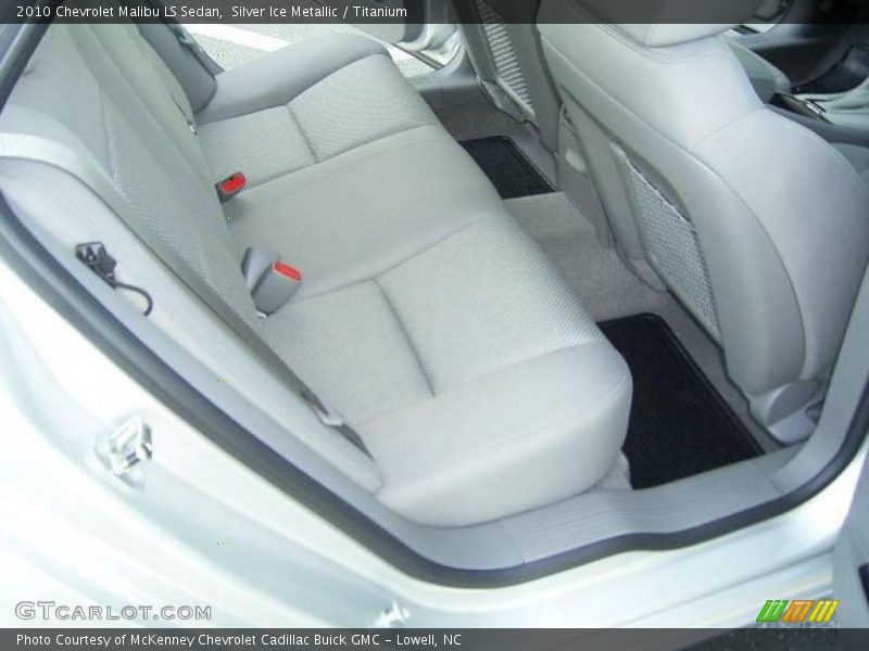 Silver Ice Metallic / Titanium 2010 Chevrolet Malibu LS Sedan