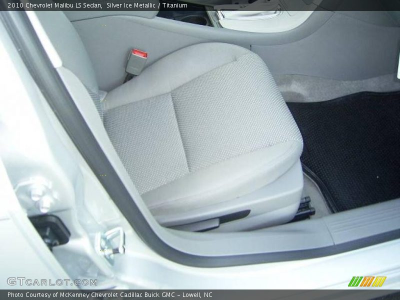 Silver Ice Metallic / Titanium 2010 Chevrolet Malibu LS Sedan