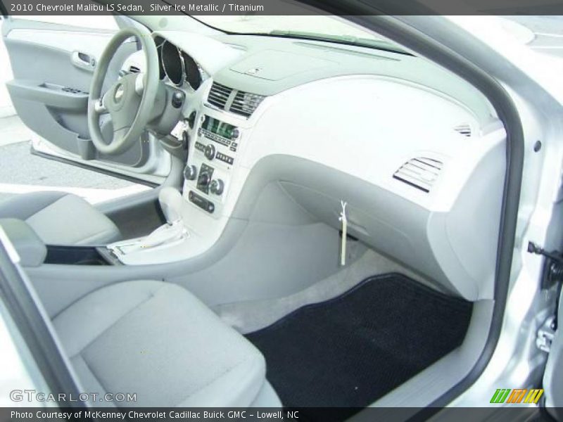 Silver Ice Metallic / Titanium 2010 Chevrolet Malibu LS Sedan