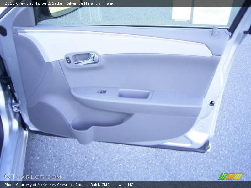 Silver Ice Metallic / Titanium 2010 Chevrolet Malibu LS Sedan