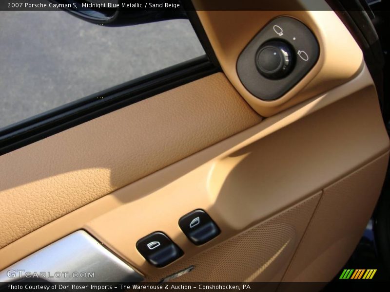 Midnight Blue Metallic / Sand Beige 2007 Porsche Cayman S