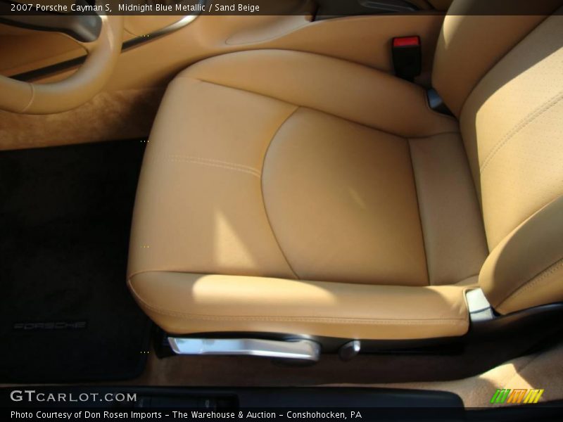 Midnight Blue Metallic / Sand Beige 2007 Porsche Cayman S