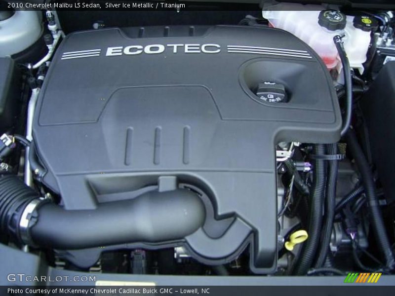 Silver Ice Metallic / Titanium 2010 Chevrolet Malibu LS Sedan