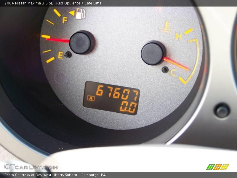 Red Opulence / Cafe Latte 2004 Nissan Maxima 3.5 SL