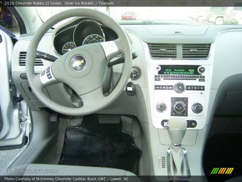 Silver Ice Metallic / Titanium 2010 Chevrolet Malibu LS Sedan