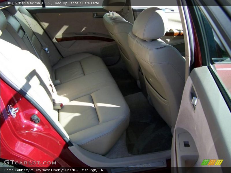 Red Opulence / Cafe Latte 2004 Nissan Maxima 3.5 SL