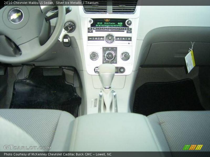 Silver Ice Metallic / Titanium 2010 Chevrolet Malibu LS Sedan