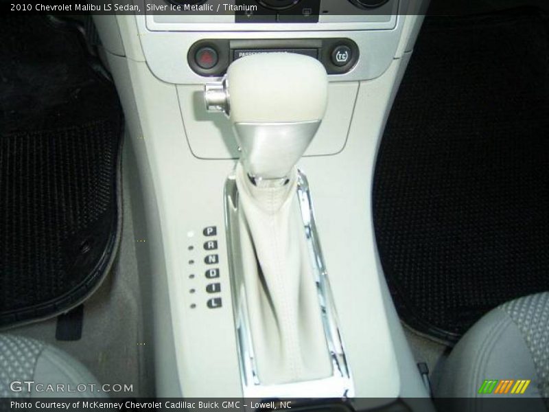 Silver Ice Metallic / Titanium 2010 Chevrolet Malibu LS Sedan