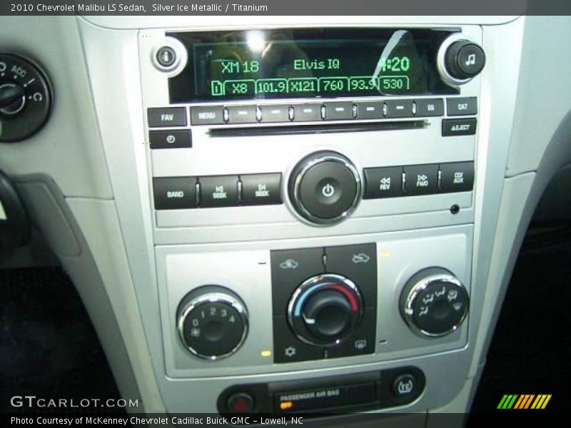 Silver Ice Metallic / Titanium 2010 Chevrolet Malibu LS Sedan