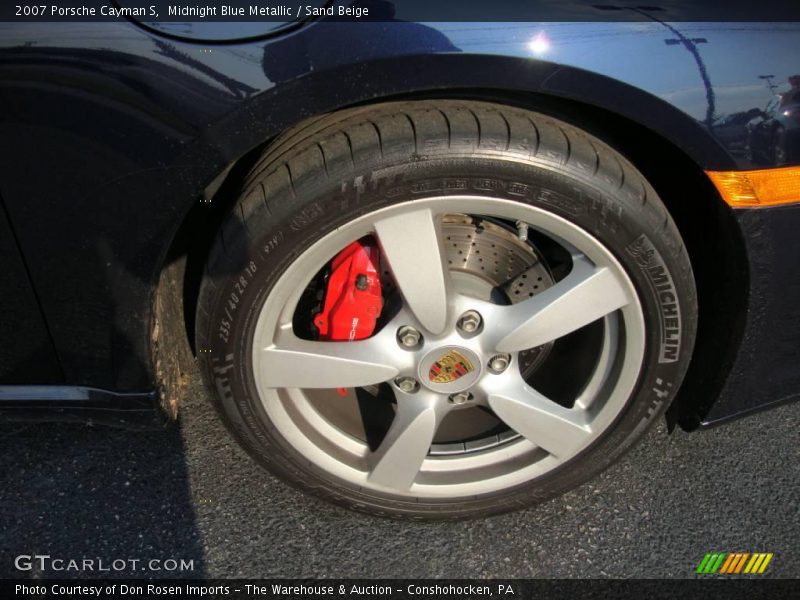 Midnight Blue Metallic / Sand Beige 2007 Porsche Cayman S