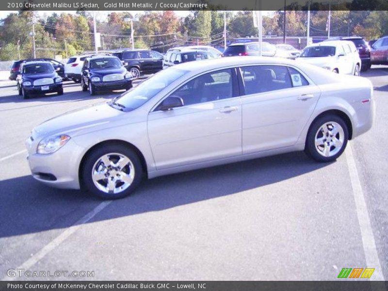 Gold Mist Metallic / Cocoa/Cashmere 2010 Chevrolet Malibu LS Sedan