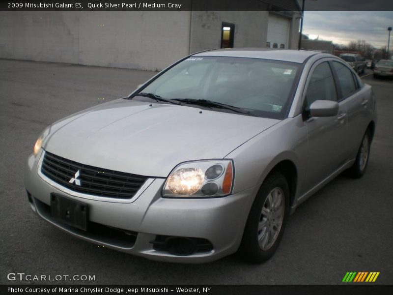 Quick Silver Pearl / Medium Gray 2009 Mitsubishi Galant ES