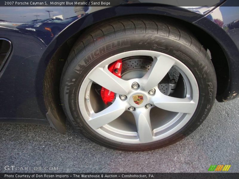 Midnight Blue Metallic / Sand Beige 2007 Porsche Cayman S