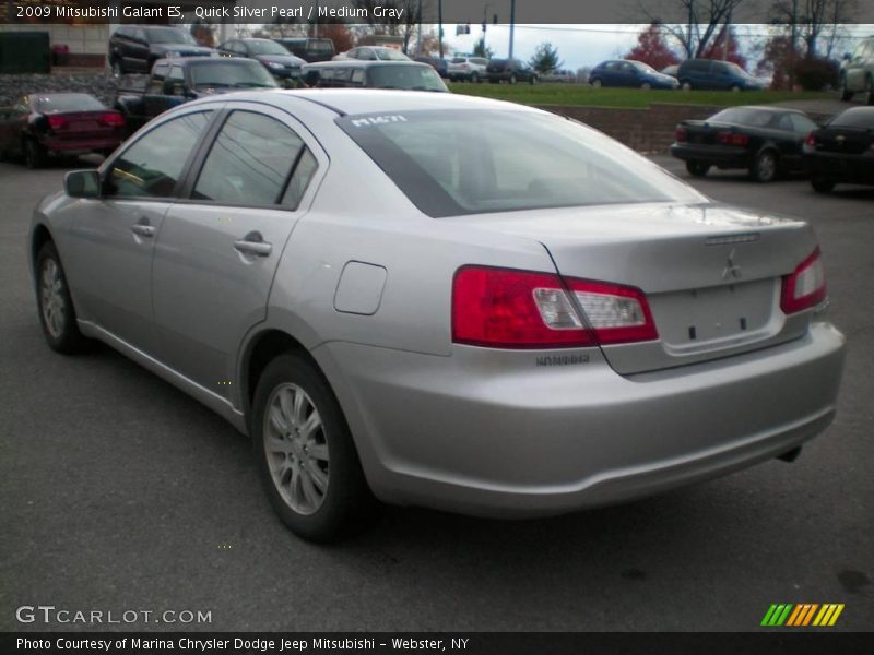 Quick Silver Pearl / Medium Gray 2009 Mitsubishi Galant ES