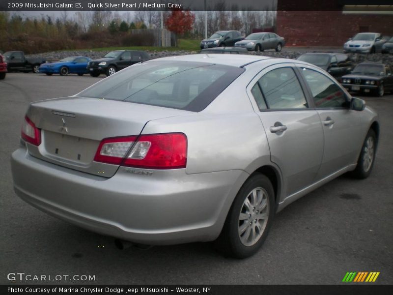 Quick Silver Pearl / Medium Gray 2009 Mitsubishi Galant ES