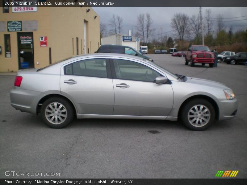 Quick Silver Pearl / Medium Gray 2009 Mitsubishi Galant ES