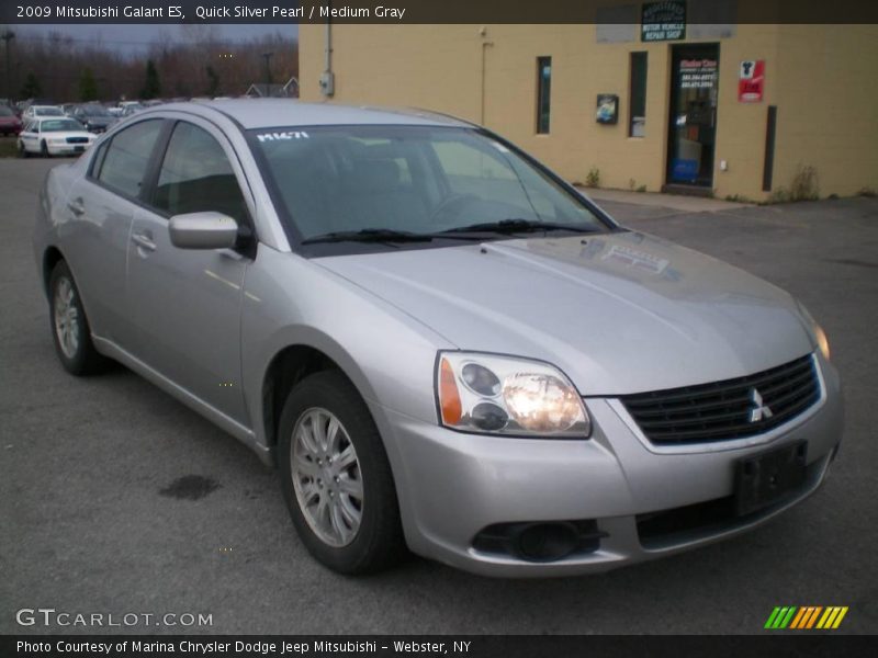 Quick Silver Pearl / Medium Gray 2009 Mitsubishi Galant ES