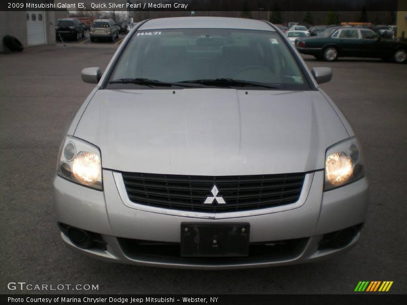 Quick Silver Pearl / Medium Gray 2009 Mitsubishi Galant ES