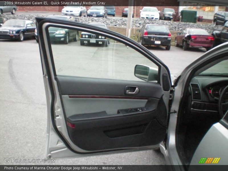 Quick Silver Pearl / Medium Gray 2009 Mitsubishi Galant ES