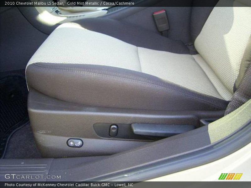 Gold Mist Metallic / Cocoa/Cashmere 2010 Chevrolet Malibu LS Sedan