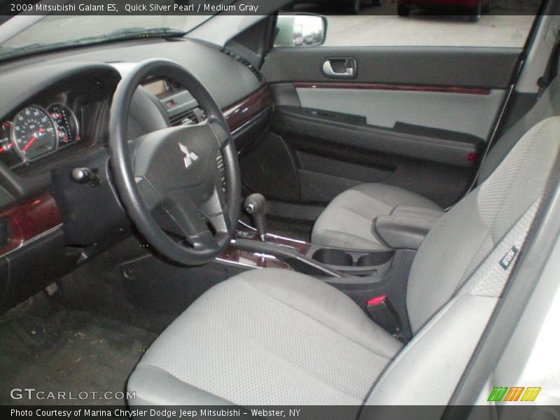 Quick Silver Pearl / Medium Gray 2009 Mitsubishi Galant ES