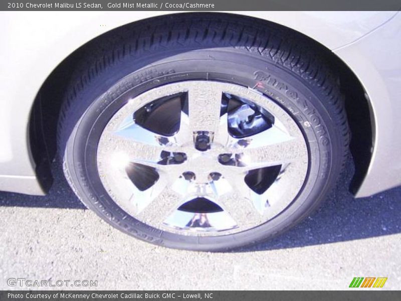 Gold Mist Metallic / Cocoa/Cashmere 2010 Chevrolet Malibu LS Sedan
