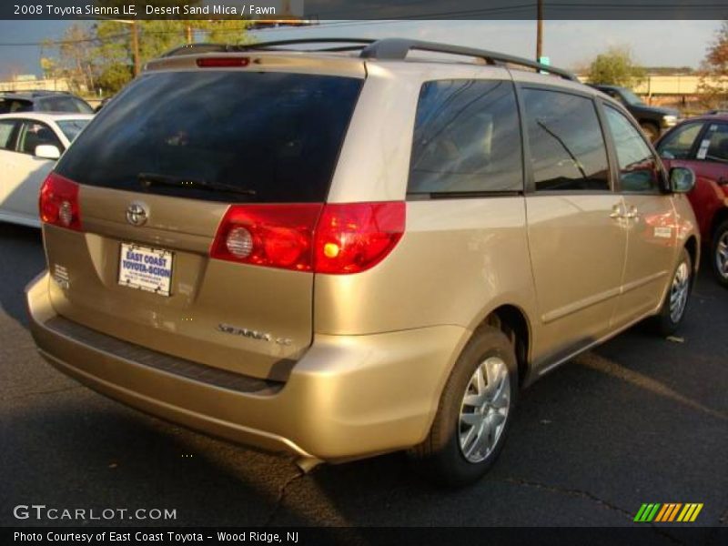 Desert Sand Mica / Fawn 2008 Toyota Sienna LE