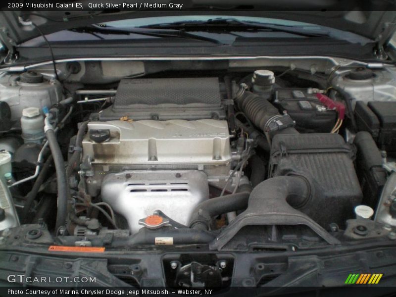 Quick Silver Pearl / Medium Gray 2009 Mitsubishi Galant ES