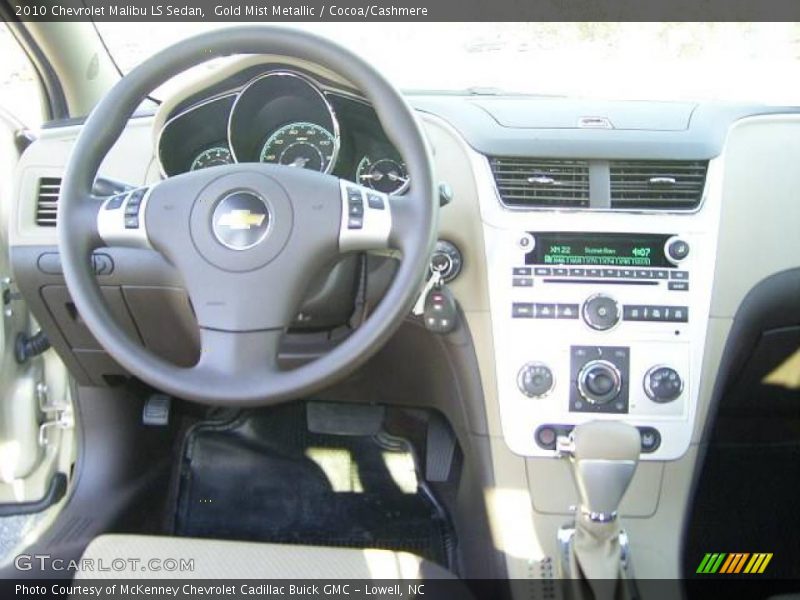 Gold Mist Metallic / Cocoa/Cashmere 2010 Chevrolet Malibu LS Sedan
