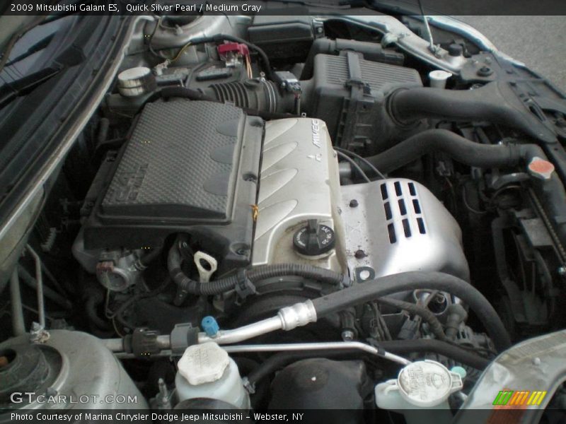 Quick Silver Pearl / Medium Gray 2009 Mitsubishi Galant ES