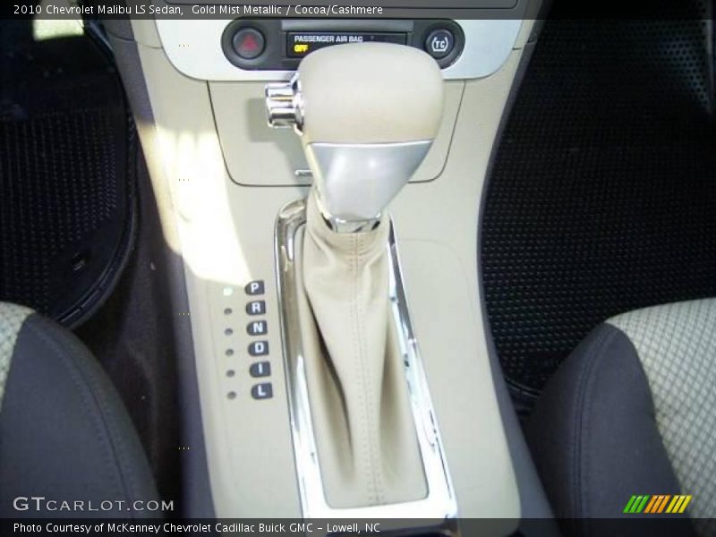 Gold Mist Metallic / Cocoa/Cashmere 2010 Chevrolet Malibu LS Sedan