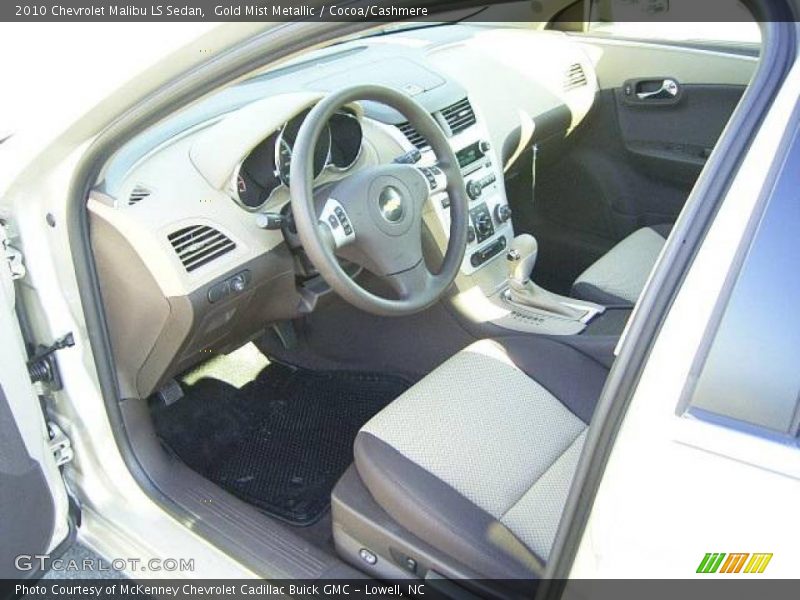 Gold Mist Metallic / Cocoa/Cashmere 2010 Chevrolet Malibu LS Sedan