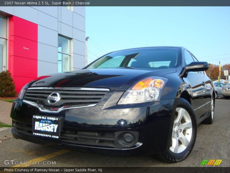 Super Black / Charcoal 2007 Nissan Altima 2.5 SL
