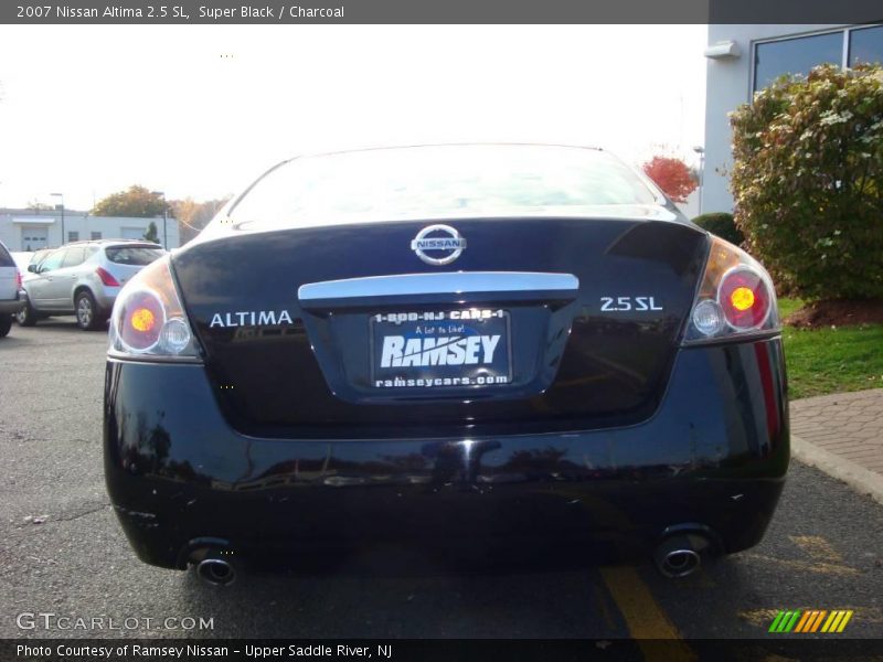 Super Black / Charcoal 2007 Nissan Altima 2.5 SL