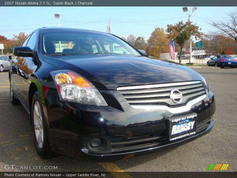 Super Black / Charcoal 2007 Nissan Altima 2.5 SL