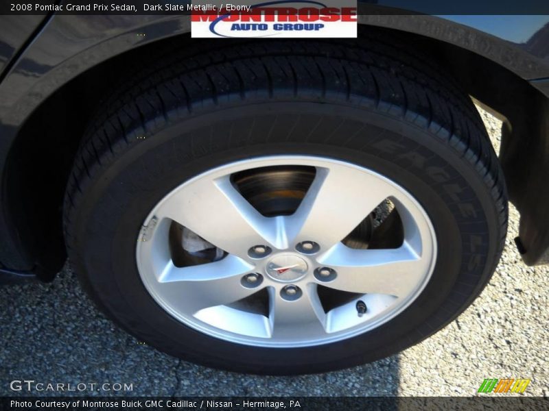 Dark Slate Metallic / Ebony 2008 Pontiac Grand Prix Sedan