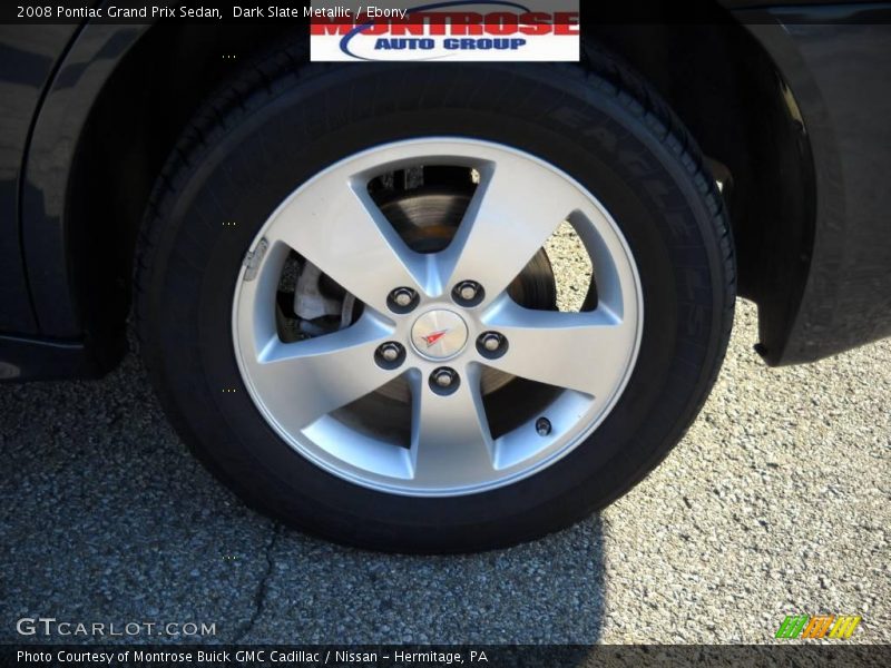 Dark Slate Metallic / Ebony 2008 Pontiac Grand Prix Sedan