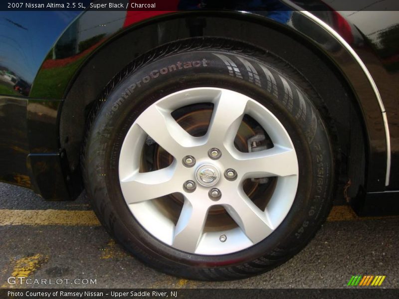 Super Black / Charcoal 2007 Nissan Altima 2.5 SL