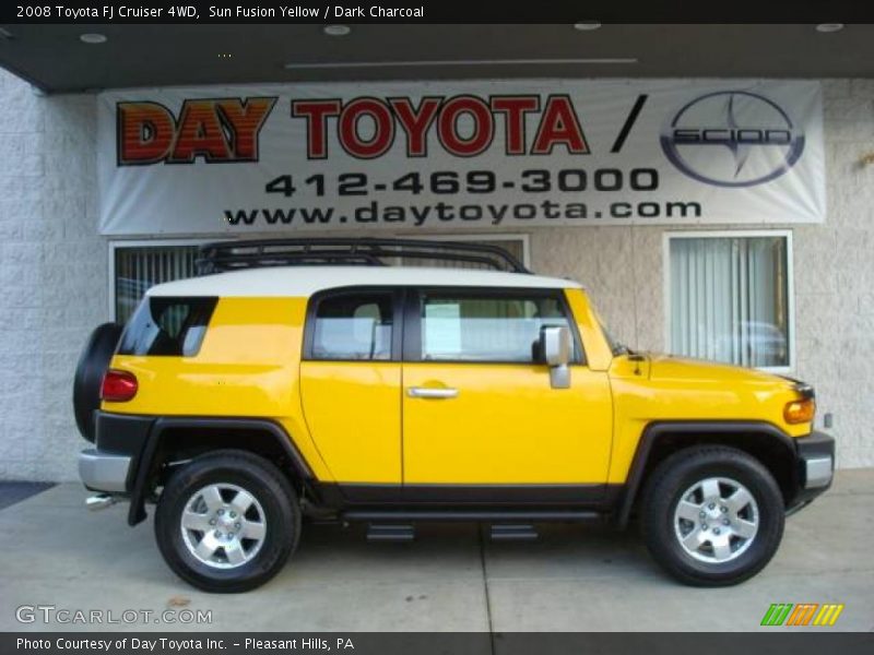Sun Fusion Yellow / Dark Charcoal 2008 Toyota FJ Cruiser 4WD