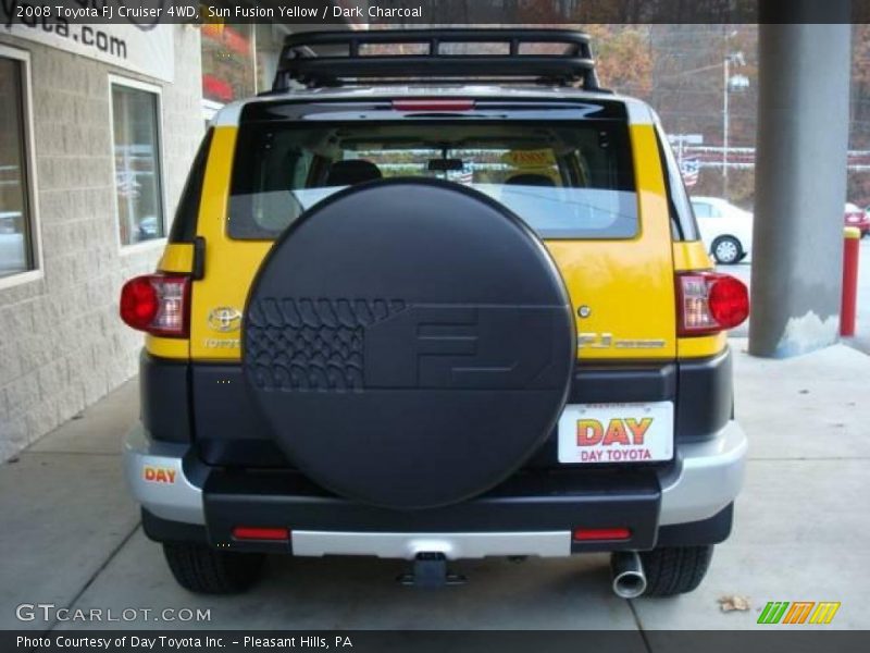 Sun Fusion Yellow / Dark Charcoal 2008 Toyota FJ Cruiser 4WD