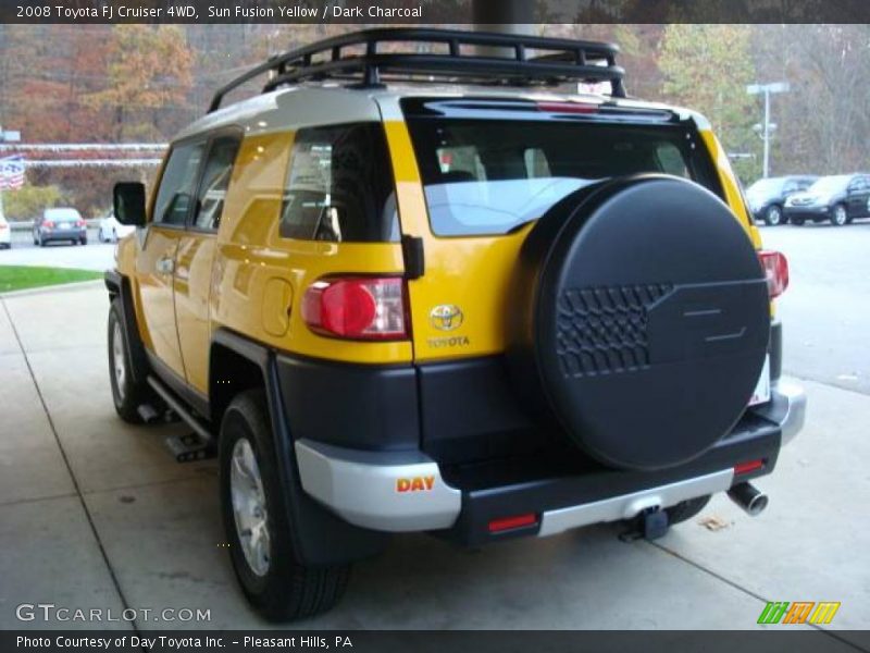 Sun Fusion Yellow / Dark Charcoal 2008 Toyota FJ Cruiser 4WD