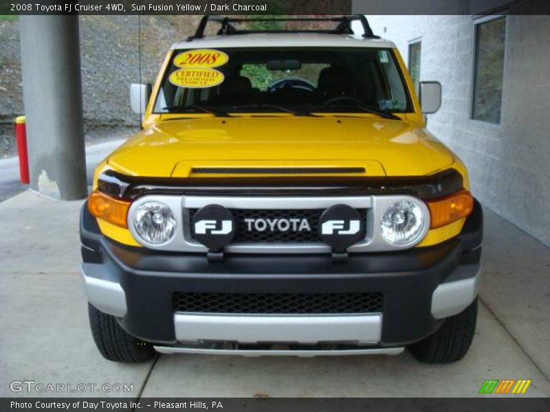 Sun Fusion Yellow / Dark Charcoal 2008 Toyota FJ Cruiser 4WD