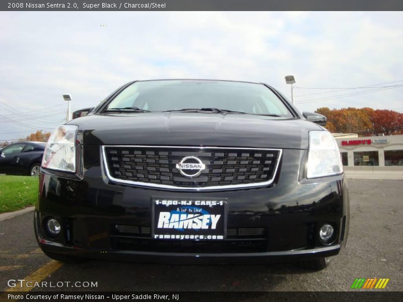 Super Black / Charcoal/Steel 2008 Nissan Sentra 2.0