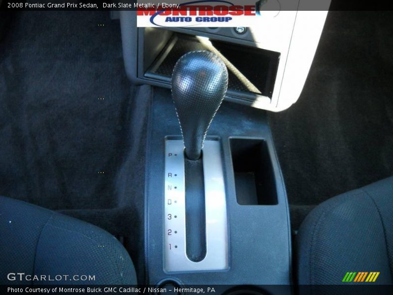 Dark Slate Metallic / Ebony 2008 Pontiac Grand Prix Sedan