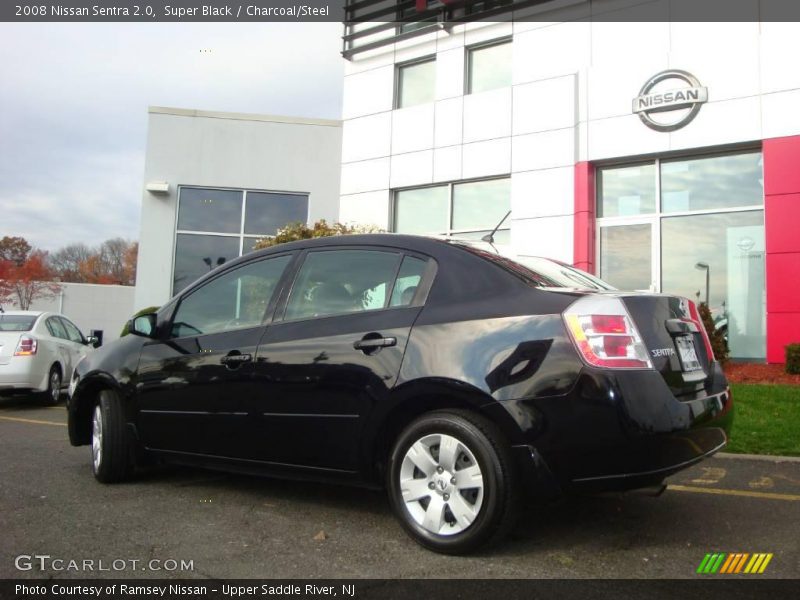 Super Black / Charcoal/Steel 2008 Nissan Sentra 2.0
