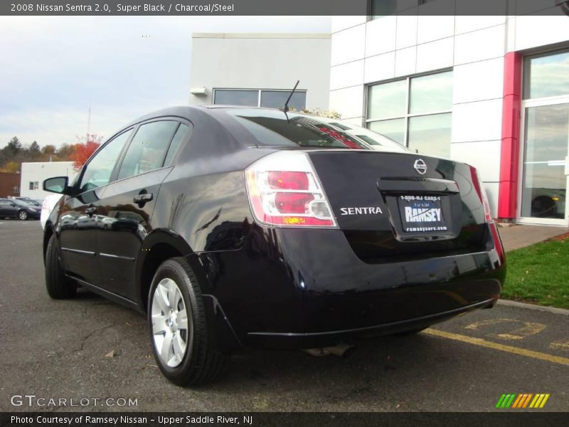 Super Black / Charcoal/Steel 2008 Nissan Sentra 2.0