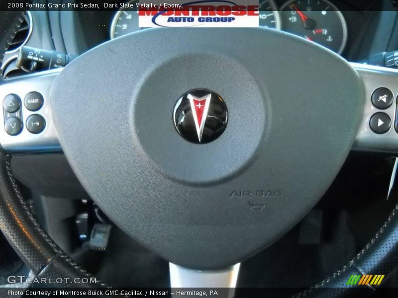 Dark Slate Metallic / Ebony 2008 Pontiac Grand Prix Sedan