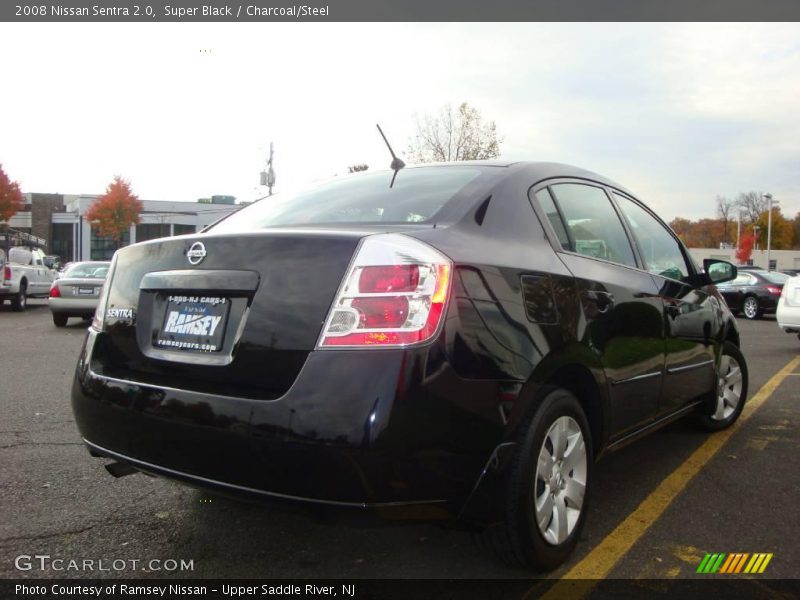 Super Black / Charcoal/Steel 2008 Nissan Sentra 2.0